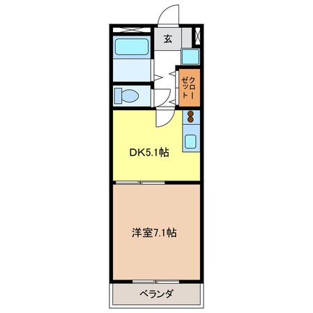 グランベールの物件間取画像